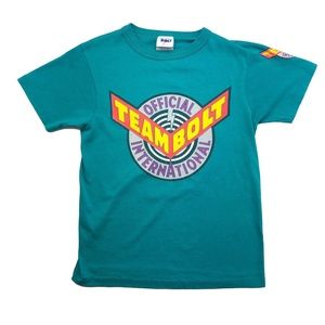 Vintage 90s Team Lightning Bolt Single Stitch USA T-Shirt Youth M Adult XXS